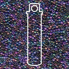 15/0 Miyuki Seed Beads - Heavy Metals Mix - 8.2gm