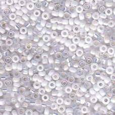 15/0 Miyuki Seed Beads - White Mix - 12.5gm