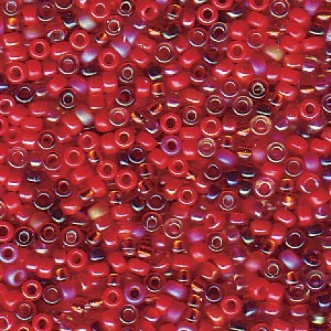 15/0 Miyuki Seed Beads - Red Mix - 12.5gm