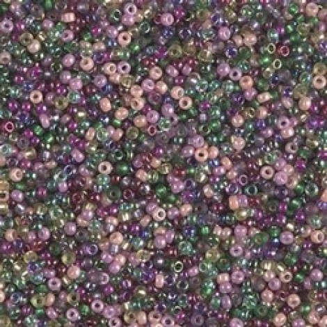 15/0 Miyuki Seed Beads - Heather Mix - 250gm Factory Bulk Pack