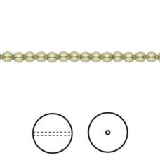 3mm Swarovski Crystal Pearls - Lt Green - Pack of 20