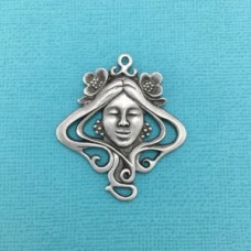 Angel Findings - Art Nouveau Connector Pendant