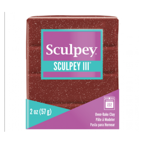 Sculpey III Accents Polymer Clay - 57g - Garnet Glitter