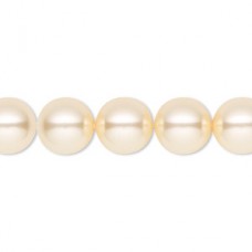10mm Crystal Passions® 5810 Crystal Pearls - Light Gold