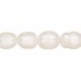 8.5-10.5mm White Cultured Freshwater Rice Pearls w-2mm Hole - 8in Strand (17-19 beads)