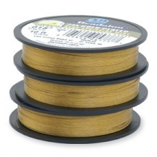 Beadalon .018" 19st 24K Gold Plated Bdg Wire - 30' (9.2m)