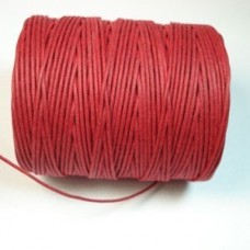 2mm Red Waxed Supreme Cotton Cord