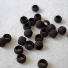Beadalon 3mm (Size 3) Black Oxide Plated Crimp Beads