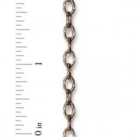 8x5mm TierraCast Brass Cable Chain - Brass Oxide - Per 30cm 8x5mm TierraCast Brass Cable Chain - Brass Oxide - Per 30cm