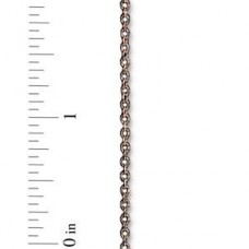 2x3mm TierraCast Cable Chain - Brass Oxide - Per 30cm