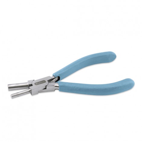 Beadalon Large Bail Making Pliers - Make 5 + 8mm Loops - Blue Vinyl Free Handles