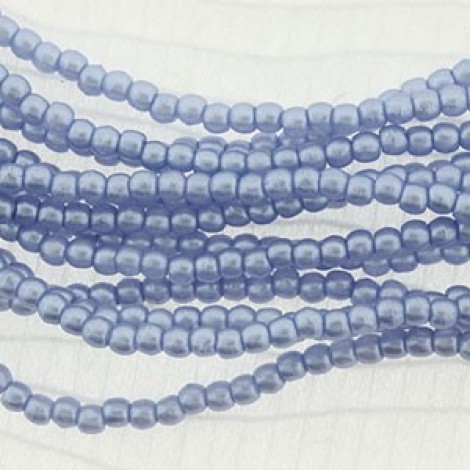 2mm Czech Glass Round Pearls - Baby Blue - Pack of 100 2mm Czech Glass Round Pearls - Baby Blue - Pack of 100