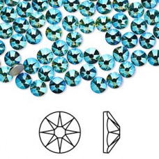 3.8-4mm SS16 Crystal Passions® Flat Back Crystals - Peridot Shimmer - Pack of 24
