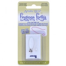 Artistic Wire Oval Earwire Finding Form Kit
