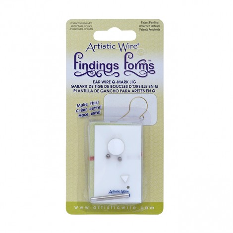 Artistic Wire Q-Mark Jig Earwire Finding Form
