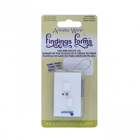 Artistic Wire Swoop Earwire Finding Form