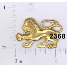 22mm Royal Lion Brass Charm