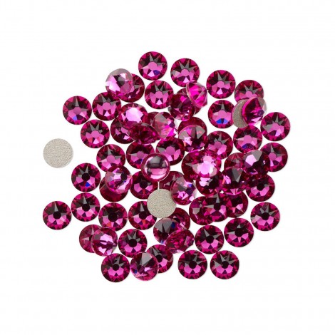 3.8-4mm SS16 Crystal Passions® Crystal Flatbacks - Fuchsia - Pack of 24 3.8-4mm SS16 Crystal Passions® Crystal Flatbacks - Fuchsia - Pack of 24