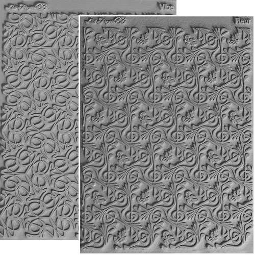 Lisa Pavelka Texture Stamps Byzantine Set of 2 TEXTURE SHEETS