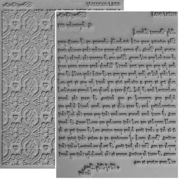 Lisa Pavelka Texture Stamps Romance Set of 2 Texture Sheets