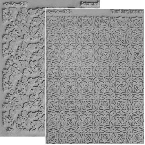 Lisa Pavelka Texture Stamps Natural Set of 2 TEXTURE SHEETS