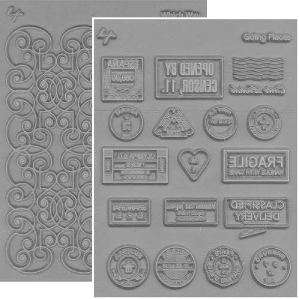 On the Road Lisa Pavelka Texture Sheets Set of 2 TEXTURE SHEETS