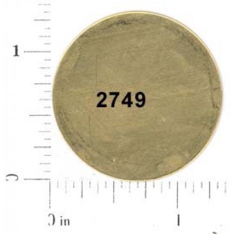 35mm 24ga Flat Blank Raw Brass Disks - Pack of 4 35mm 24ga Flat Blank Raw Brass Disks - Pack of 4