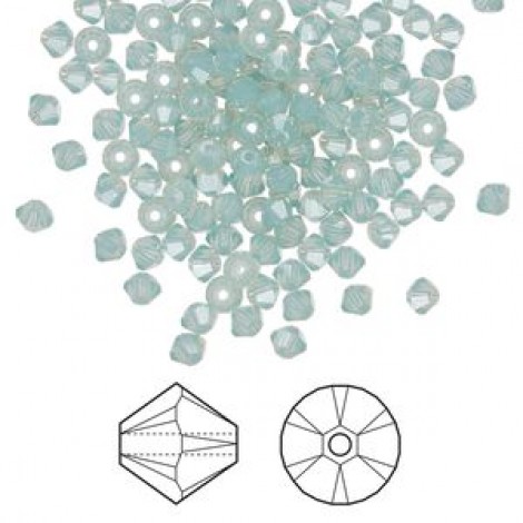 5mm Swarovski Crystal Bicones - Pacific Opal - Pack of 10