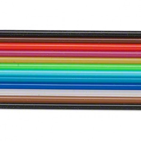 2.2mm Assorted Latex Free Silicone  Tubing 18"  - Pack of 12