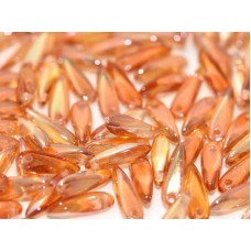 3x11mm Czech Daggers - Crystal Apricot Medium - Pack of 50