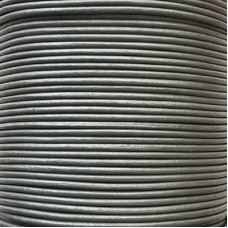 2mm Premium Indian Round Leather Cord - Sage Grey