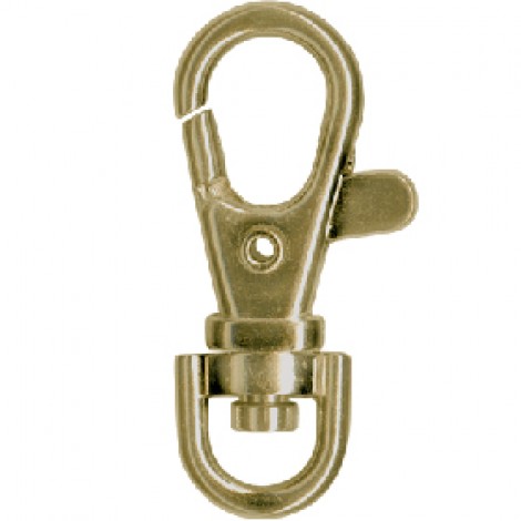 X-Large 39x18mm Antique Brass Plated Heavy Duty Swivel Clips
