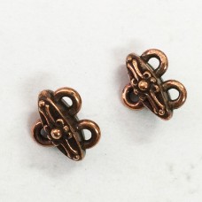 10mm TierraCast Tudor 2-1 Link Bars - Antique Copper - Pack of 2