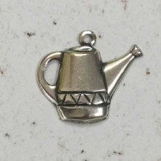 17mm Sterling Silver Plated Watering Can Charms - Pack of 2
