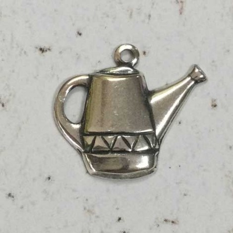 17mm Sterling Silver Plated Watering Can Charms