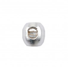 Beadalon 3.5mm Oval Scrimp Findings - Silver Plated - Pack of 12