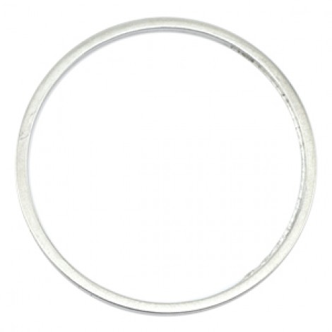Beadalon Quick-Links - 25mm Round Silver Plated Rings