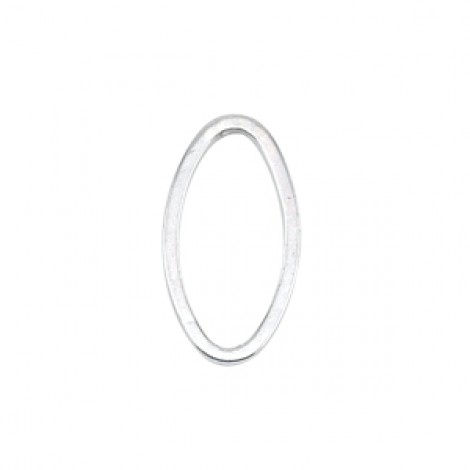 Beadalon Quick-Links - 8x15mm Oval Silver Plated Rings