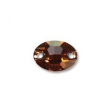 16x10mm Swarovski Sewon Flat-Backs - Crystal Copper
