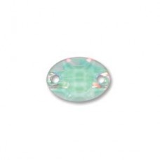 10x7mm Swarovski Sew-on Oval Flatbacks - Crystal Transmission - Pack of 3