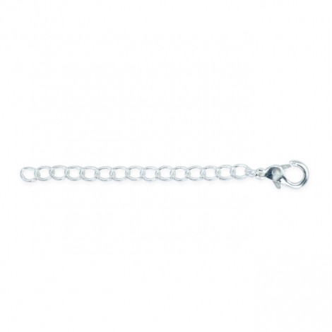Beadalon Silver 50mm Extension Chains with Clasp