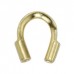 .027" ID Beadalon Nickel Free Gold Color Plated Medium Wire Guardians - Pack of 10 .027" ID Beadalon Nickel Free Gold Color Plated Medium Wire Guardians - Pack of 10