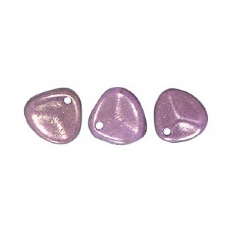 8x7mm Czech Rose Petals - Halo Regal Purple - Pack of 20 8x7mm Czech Rose Petals - Halo Regal Purple - Pack of 20