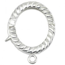 15x21mm Beadalon Small Oval Enhancer Bails - Pack of 2
