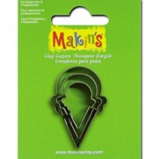 Makins Clay Cutters - Ice Cream Cones - Set of 3
