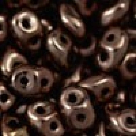 5x2mm SuperDuo Czech 2-Hole Beads - Chocolate Bronze - 22gm 5x2mm SuperDuo Czech 2-Hole Beads - Chocolate Bronze - 22gm