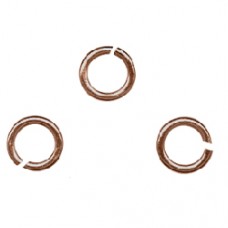 3mm Antique Copper Plated Round Jumprings