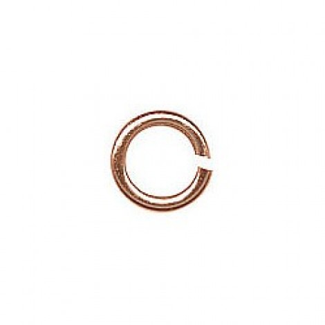 3mm 23ga Copper Plated Brass Round Jumprings