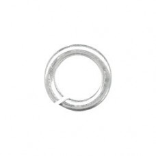 4.5mm OD 20ga Round Jump Rings - Silver Plated