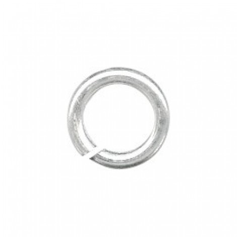 4.5mm OD 20ga Round Jump Rings - Silver Plated